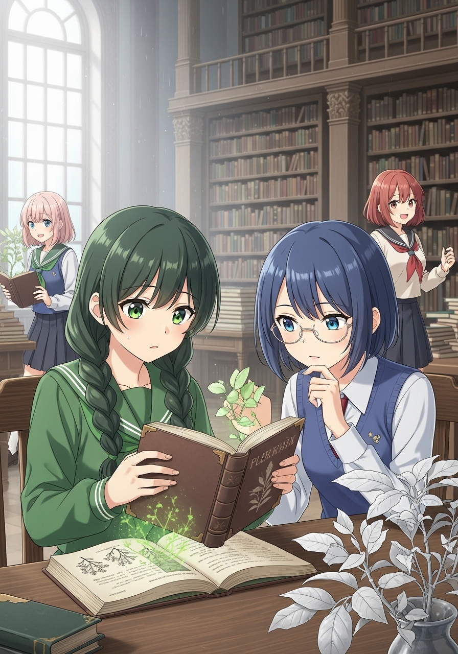 桜花陰陽学院シリーズ2_図書館に咲く知恵の芽吹き